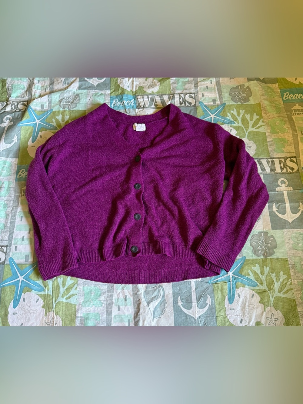Old Navy Women’s Sweater Cardigan Purple Size Large